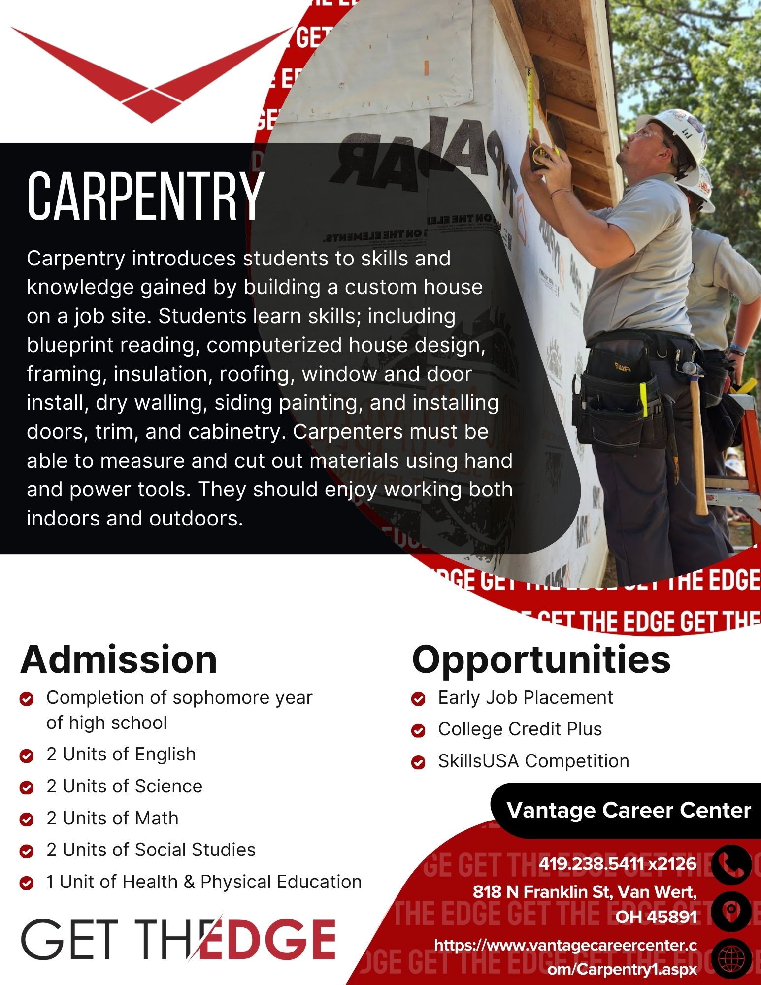 Carpentry Flyer